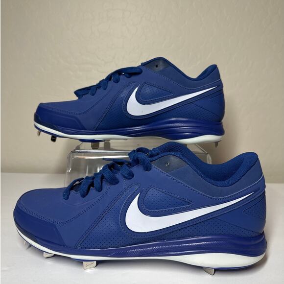 Nike Baseball MVP Pro Metal Cleats Deep Royal Blue 524641-410 Size 14 main image 4